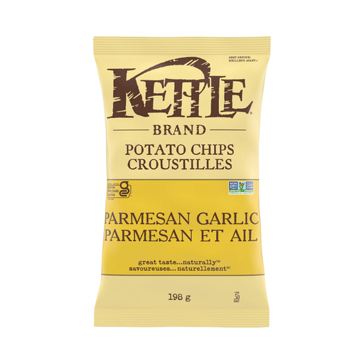 [478649] KETTLE BRAND CHIPS PARMESAN GARLIC POTATO CHIPS 198G