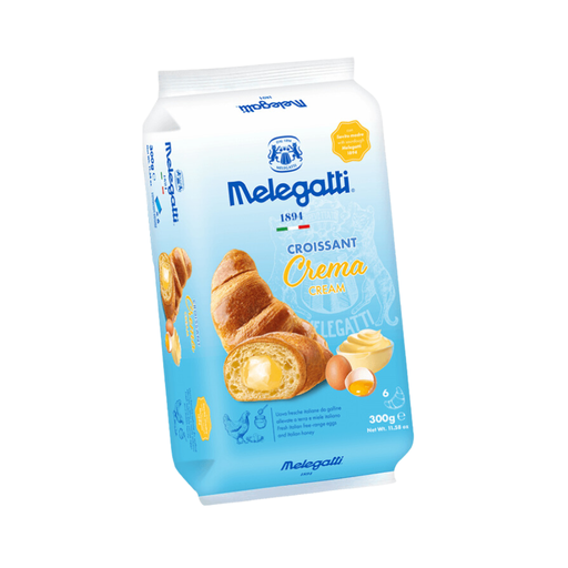 [479995] MELEGATTI CUSTARD CROISSANTS 300G