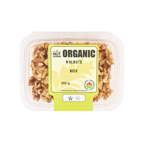 [480269] NUT WORKS  ORGANIC WALNUT HALVES 200G