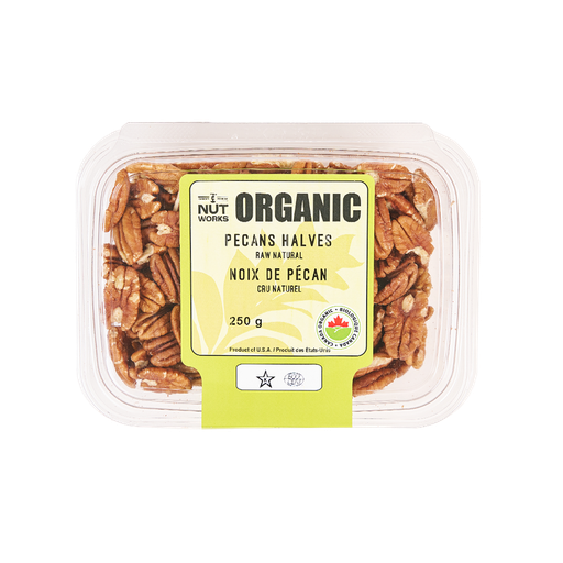 [480270] NUT WORKS  ORGANIC PECAN HALVES 250G