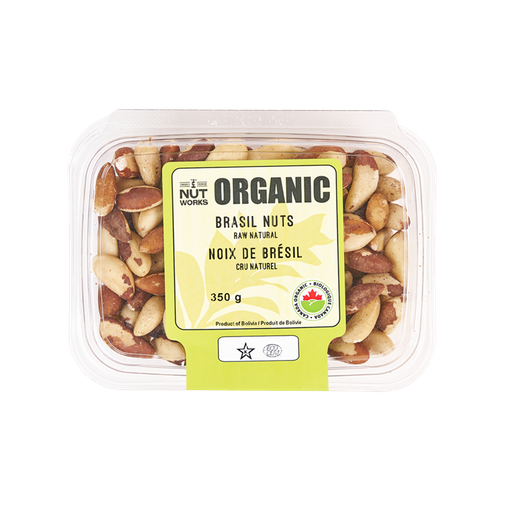[480272] NUT WORKS  ORGANIC RAW BRAZIL NUTS 350G