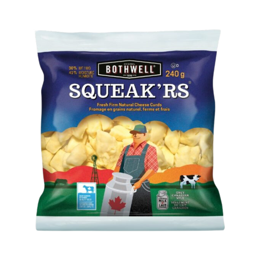 [483082] BOTHWELL  SQUEAKRS WHITE CHEESE CURDS 240G