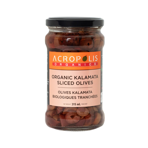 [483085] Acropolis Organic Kalamata Sliced Olives 315Ml