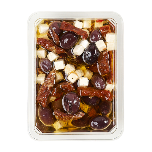[483383] KALAMATA OLIVES & SUNDRIED TOMATO WITH FETA250G