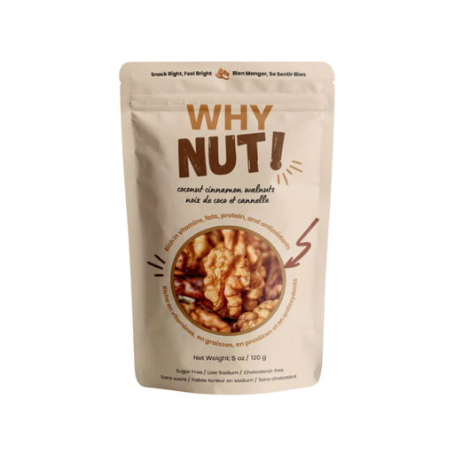 [483586] WHY NUT COCONUT CINNAMON WALNUTS 120G