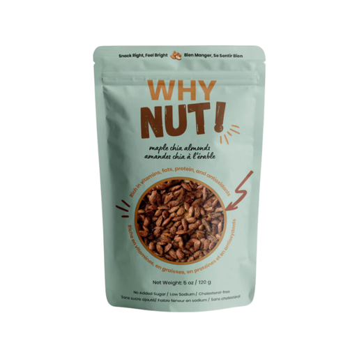 [483588] WHY NUT MAPLE CHIA ALMONDS 120G