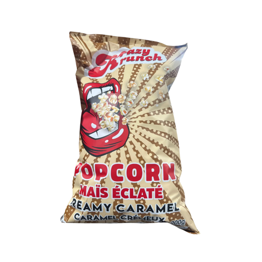 [484196] KRAZY KRUNCH CREAMY CARAMEL POPCORN 200G