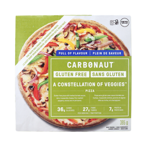 [484608] Carbonaut Gluten Free Veggie Pizza 395G