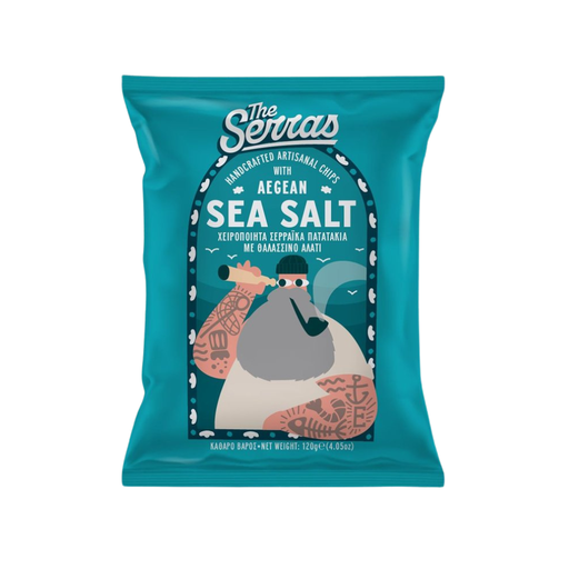 [484617] THE SERRAS AEGEAN SEA SALT POTATO CHIPS 120G