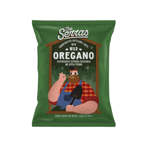 [484618] The Serras Wild Oregano Potato Chips 120G