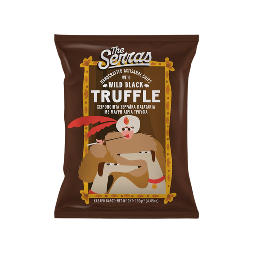 [484619] THE SERRAS WILD BLACK TRUFFLE CHIPS POTATO CHIPS 120G