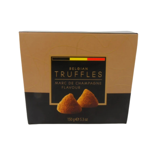 [484647] BELGIAN TRUFFLES MARC DE CHAMPAGNE TRUFFLES 150G