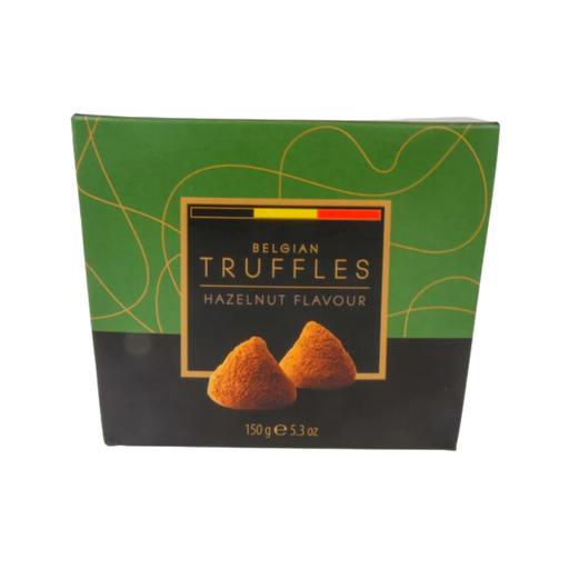 [484993] BELGIAN TRUFFLES HAZELNUT TRUFFLES 150G - 542006637038