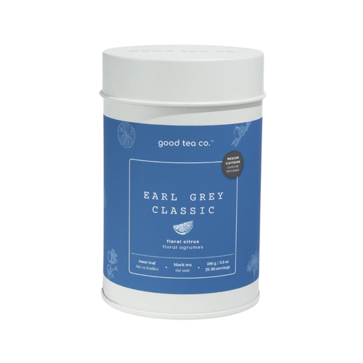 [485221] Good Tea Co. Earl Grey Classic Loose Leaf Tea Tin 100G