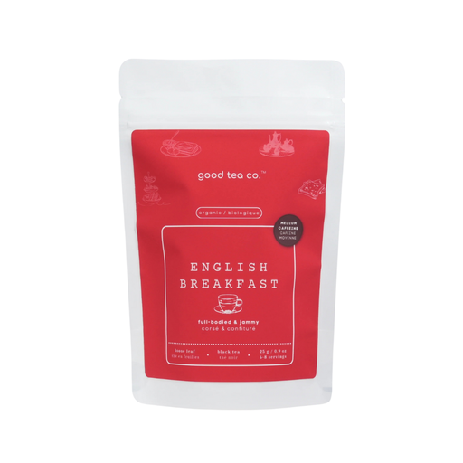 [485235] Good Tea Co. Organic English Breakfast Loose Leaf Tea Bag 25G