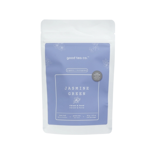 [485244] Good Tea Co. Organic Jasmine Green Loose Leaf Tea Bag 25G