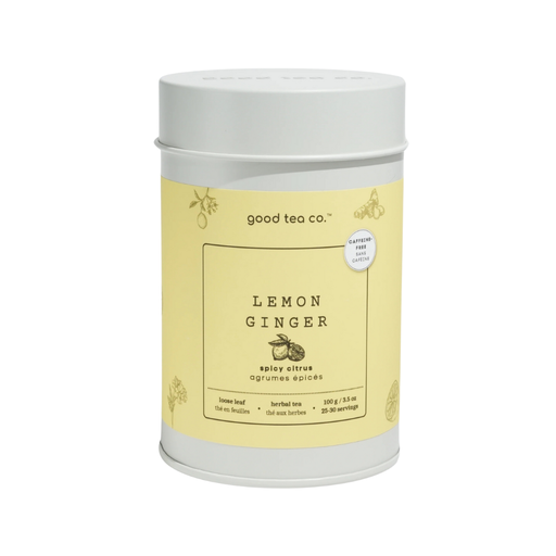 [485250] GOOD TEA CO. LEMON GINGER LOOSE LEAF TEA TIN 100G
