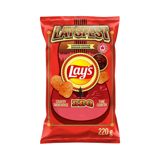 [485293] Lays Bbq Chips 220G