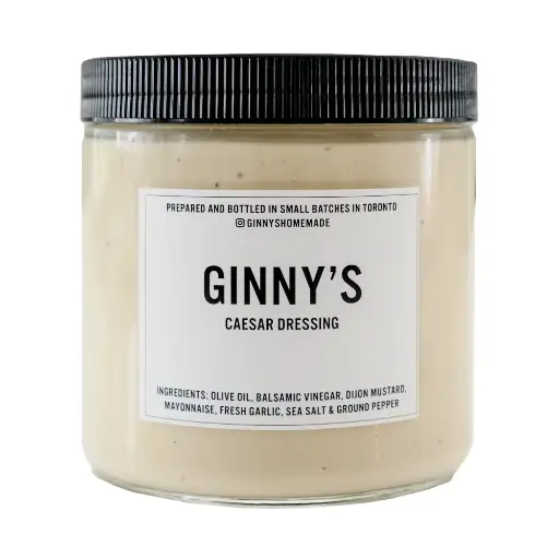 [485396] GINNY'S CAESAR SALAD DRESSING 16OZ