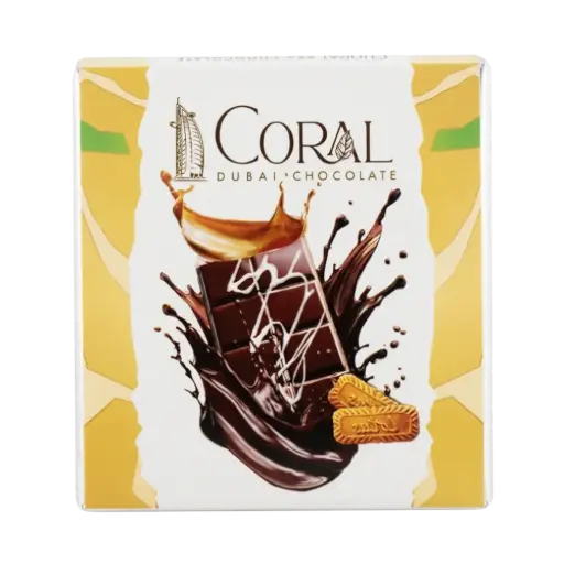 [485468] Coral Lotus Biscuit Dubai Chooclate 80g