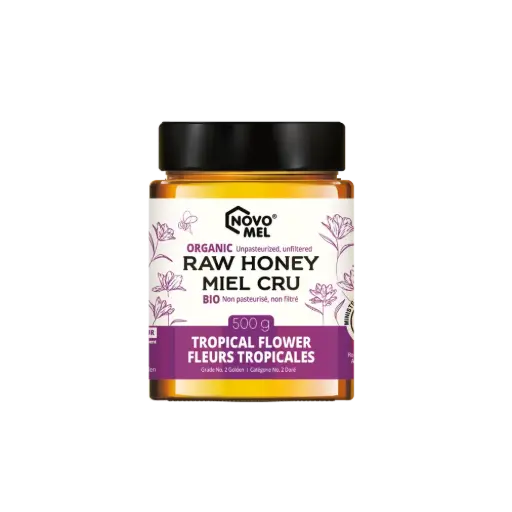 [485828] Novo Mel Raw Organic Tropical Flower Honey 500G