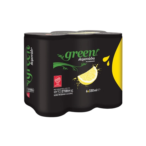 [485898] Green Lemon with Stevia - 6 pack - 520654200769
