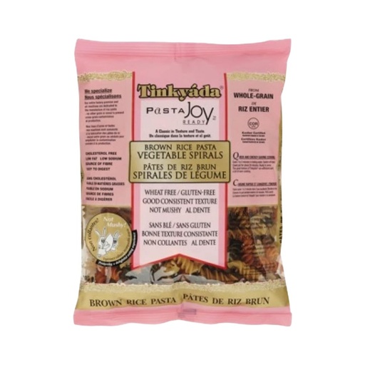 [486101] Tinkyada Vegetable Brown Rice Spirals 340G