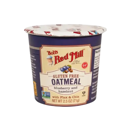 [486138] Bob's Gluten Free Oatmeal Cup Blueberry Hazelnut 71G 