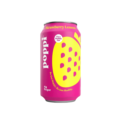 [476138] Poppi Prebiotic Strawberry Lemon Soda 355Ml