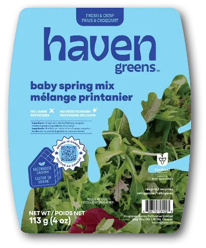 HAVEN GREENS BABY SPRING MIX 113G