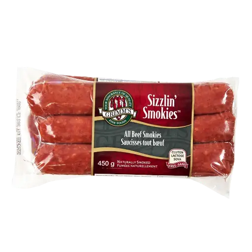 Grimm's  All Beef Sizzlin Smokies 450G