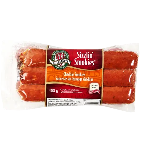 Grimm's  Cheddar Sizzlin Smokies 450G