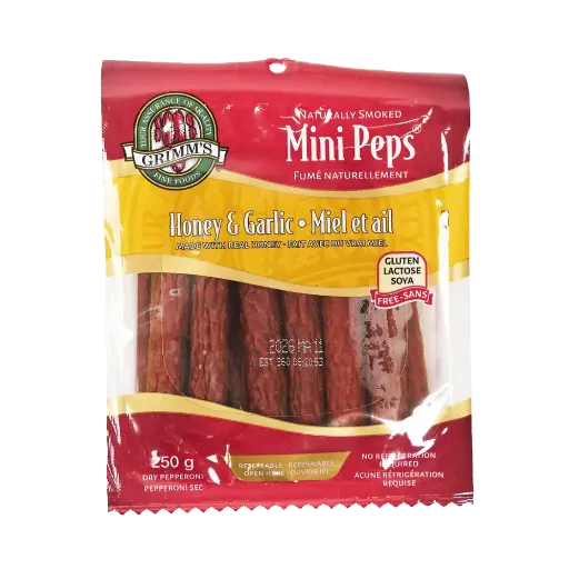 Grimm's  Honey Garlic Mini Pepps 250G