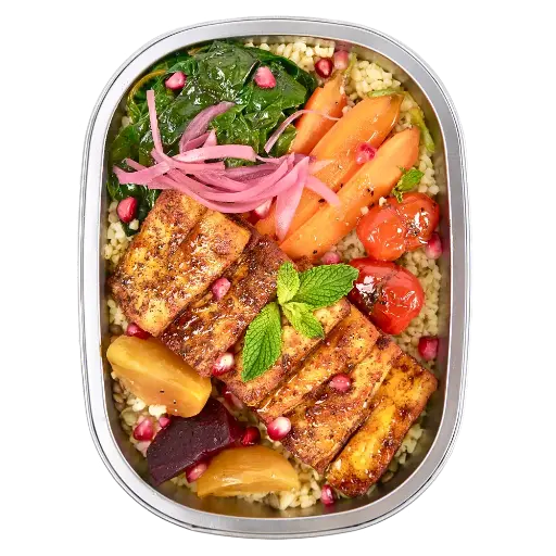 Roasted Halloumi With Bulgur Pilaf 400g