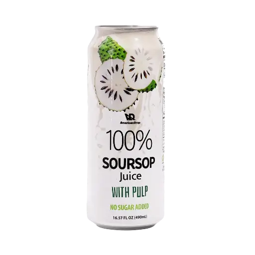 American Drop Soursop 100% Juice With Pulp 490Ml