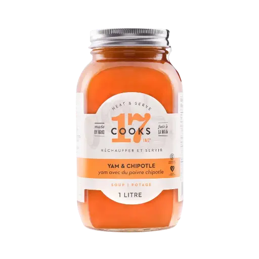 17 Cooks Inc Yam & Chipotle Soup 1L
