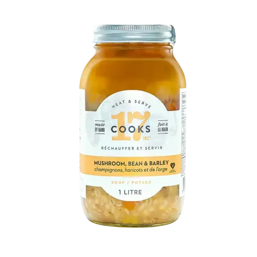 17 Cooks Inc Mushroom Bean And Barley  Soup  1Lt
