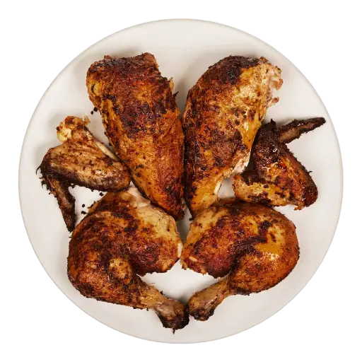 Dry Rubbed Roasted Chicken, Cut into 8s 1ea