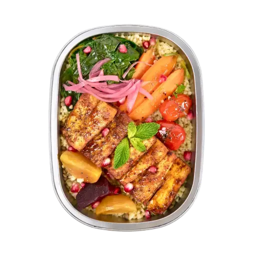 Roasted Halloumi With Bulgur Pilaf 400g