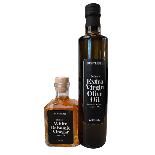 [129987] Delicato Evoo & White Vinegar Gift Set
