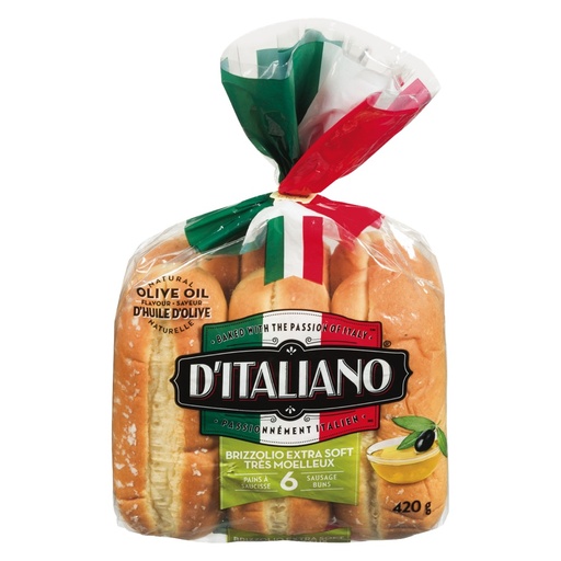 [176284] D'Italiano Sausage Bun 6 Pack