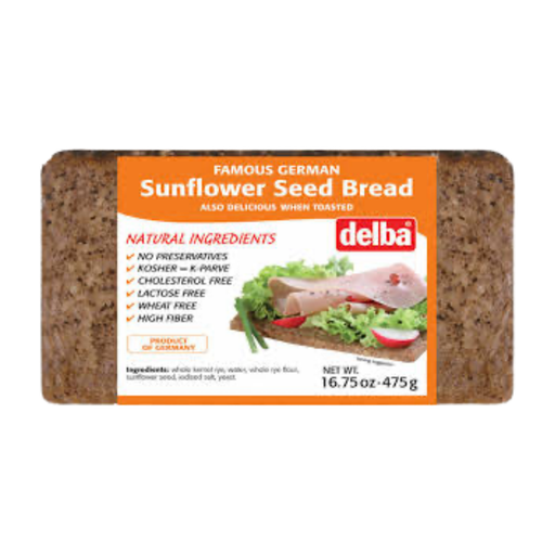 [484661] Delba Sunflower Seed Bread 475G