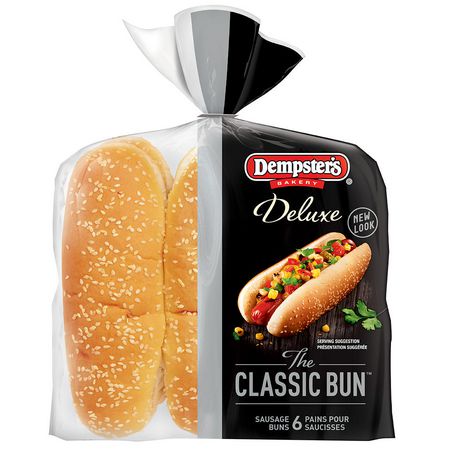 [65931] Dempster's Deluxe White Sausage Buns 432G
