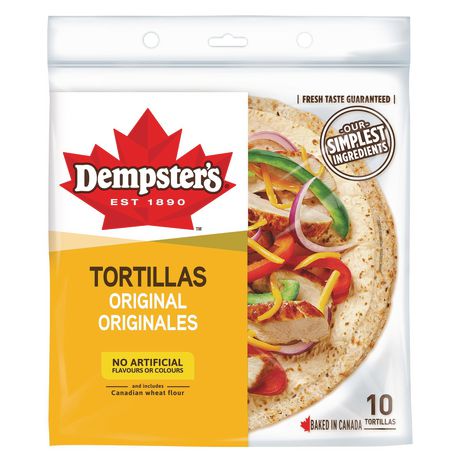 [65857] Dempster's Tortillas Original 10" 610G