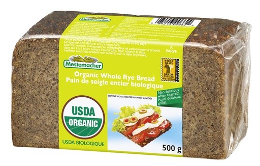 [99741] Mestemacher Organic Rye Bread 500g