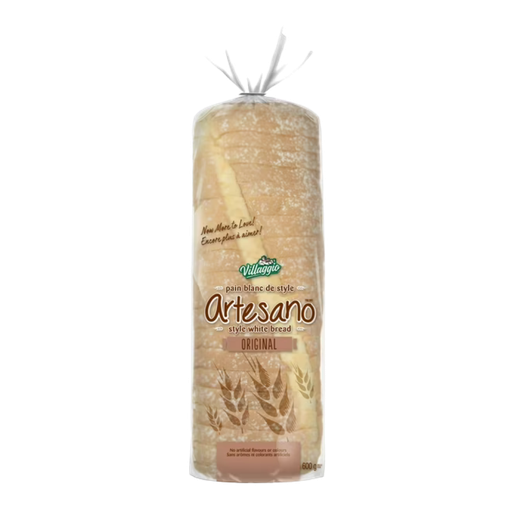 Villaggio Artisano White Bread 600G