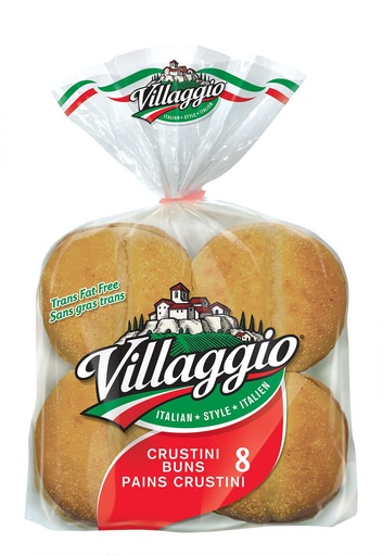 [65991] Villaggio Italian Style Crustini Buns 568g