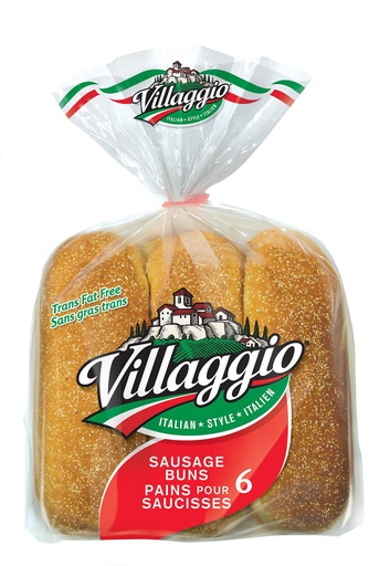 [66025] Villaggio Italian Style Sausage Buns 456g