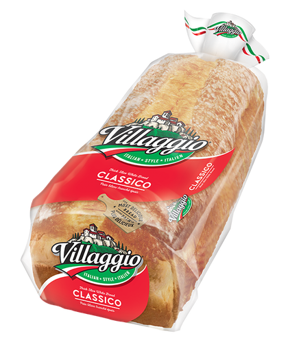 [65776] Villaggio Original Thick Sliced Italian Style White Bread 675g