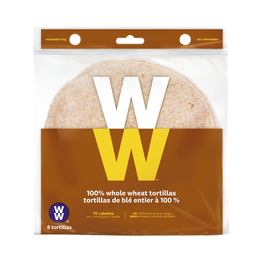 [111367] Weight Watchers Whole Wheat Tortilla 248G
